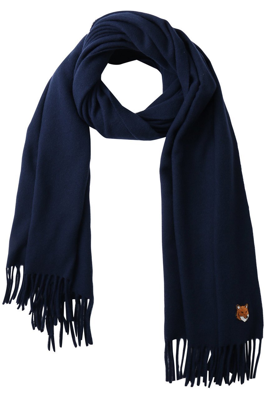 【メゾン キツネ/MAISON KITSUNE】の【UNISEX】FOX ヘッド スカーフ 人気、トレンドファッション・服の通販 founy(ファニー) 　ファッション　Fashion　レディースファッション　Fashion for Women　ストール　Soft & Warm Scarves　マフラー・スヌード / 冬小物の定番　Scarves & Mufflers　ユニセックス　Unisex, Genderless　シンプル　Simple, Minimal　スカーフ　Scarf, Neckwear　ストール　Stole, Wrap　フォックス　Fox, Fox Fur　フリンジ　Fringe, Tassel　マフラー　Scarf, Muffler　新作・新入荷　New Arrivals / New In　A/W・秋冬　Autumn/Winter　 other-1|ID: prp329100004719371 ipo3291000000034102827