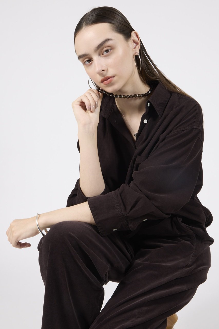 【シチズンズ オブ ヒューマニティー/CITIZENS OF HUMANITY】のKAYLA SHIRT IN CORDUROY 人気、トレンドファッション・服の通販 founy(ファニー) 　ファッション　Fashion　レディースファッション　Fashion for Women　トップス・カットソー　Cut & Sew Tops　シャツ・ブラウス・オフィスカジュアル　Elegant Blouses & Button-Ups　コーデュロイ　Corduroy, Cord Fabric　スリーブ　Sleeve, Long Sleeve / Short Sleeve　タートルネック　Turtleneck, High Neck　ロング　Long, Long-Length　新作・新入荷　New Arrivals / New In　A/W・秋冬　Autumn/Winter　other-8|ID: prp329100004719381 ipo3291000000034102918
