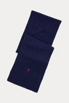 【ラルフローレン/RALPH LAUREN】の【UNISEX】【POLO RALPH LAUREN】ケーブルニット ウールブレンド マフラー ネイビー|ID: prp329100004719390 ipo3291000000034102985