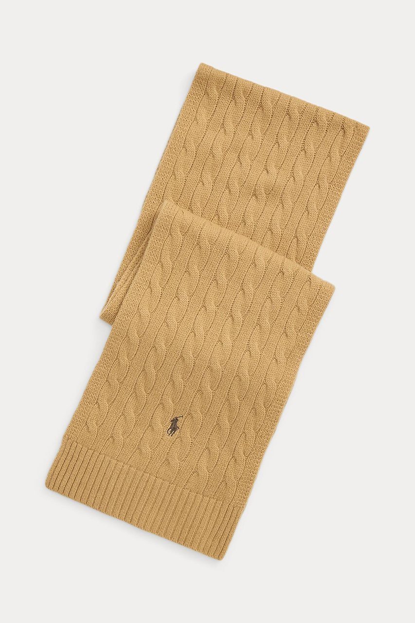 【ラルフローレン/RALPH LAUREN】の【UNISEX】【POLO RALPH LAUREN】ケーブルニット ウールブレンド マフラー インテリア・キッズ・メンズ・レディースファッション・服の通販 founy(ファニー) 　ファッション　Fashion　レディースファッション　Fashion for Women　ストール　Soft & Warm Scarves　マフラー・スヌード / 冬小物の定番　Scarves & Mufflers　ユニセックス　Unisex, Genderless　クラシック　Classic, Timeless Style　ストール　Stole, Wrap　マフラー　Scarf, Muffler　エレガント 上品　Elegant　定番　Standard, Basic Item　新作・新入荷　New Arrivals / New In　ベージュ|ID: prp329100004719390 ipo3291000000034102987