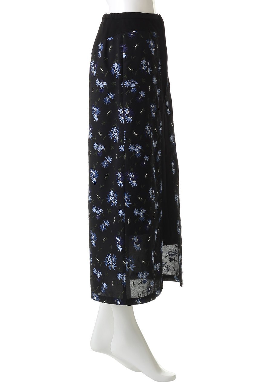 【ロキト/LOKITHO】のフラワー エンブロイダリー ストレート スカート 人気、トレンドファッション・服の通販 founy(ファニー) 　ファッション　Fashion　レディースファッション　Fashion for Women　スカート　Skirts　ロングスカート　Long Skirts / Maxi & Midi Skirts　エンブロイダリー　Embroidery Design　ストレート　Straight, Straight Cut　フラワー　Flower, Floral　フロント　Front, Front Design　ロング　Long, Long-Length　無地　Plain, Solid Color　other-3|ID: prp329100004719397 ipo3291000000035924726