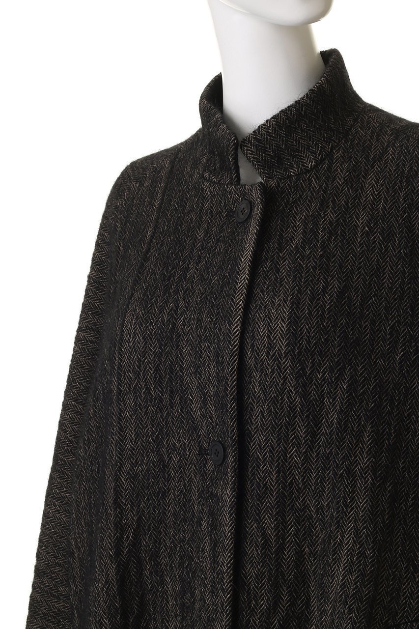 【プレインピープル/PLAIN PEOPLE】のウールへリンボンチェスターコート 人気、トレンドファッション・服の通販 founy(ファニー) 　ファッション　Fashion　レディースファッション　Fashion for Women　アウター　Coat / Outerwear Collection　コート・ロングコート・ピーコート　Long Coats, Peacoats & More　チェスターコート・ロング丈アウター　Chester Coats / Chesterfield Long Coats　アンゴラ　Angora Knitwear　イタリア　Italy　スリーブ　Sleeve, Long Sleeve / Short Sleeve　ロング　Long, Long-Length　再入荷　Restock / Back in Stock　other-5|ID: prp329100004719401 ipo3291000000035561294