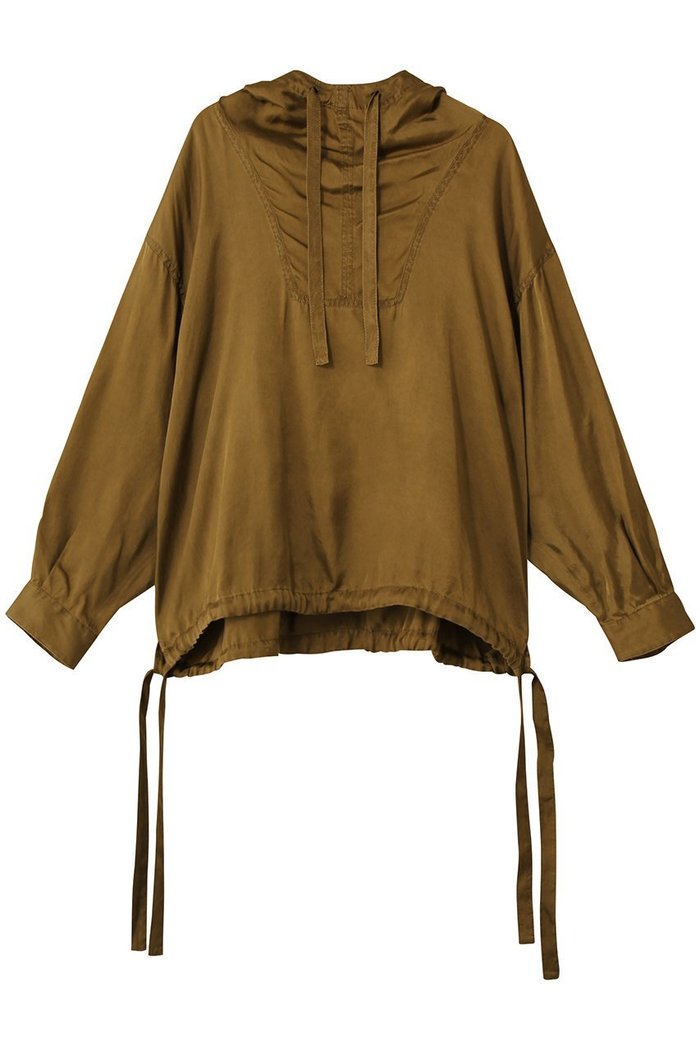 【プレインピープル/PLAIN PEOPLE】のearth pigment cloth アノラック風ブラウス インテリア・キッズ・メンズ・レディースファッション・服の通販 founy(ファニー) https://founy.com/ ファッション Fashion レディースファッション Fashion for Women トップス・カットソー Cut & Sew Tops シャツ・ブラウス・オフィスカジュアル Elegant Blouses & Button-Ups とろみ Fluid, Flowy Fabric スタイリッシュ Stylish, Fashionable スリーブ Sleeve, Long Sleeve / Short Sleeve トラベル Travel, Travel Gear モダン Modern, Contemporary ロング Long, Long-Length エレガント 上品 Elegant 新作・新入荷 New Arrivals / New In |ID: prp329100004719403 ipo3291000000034103091