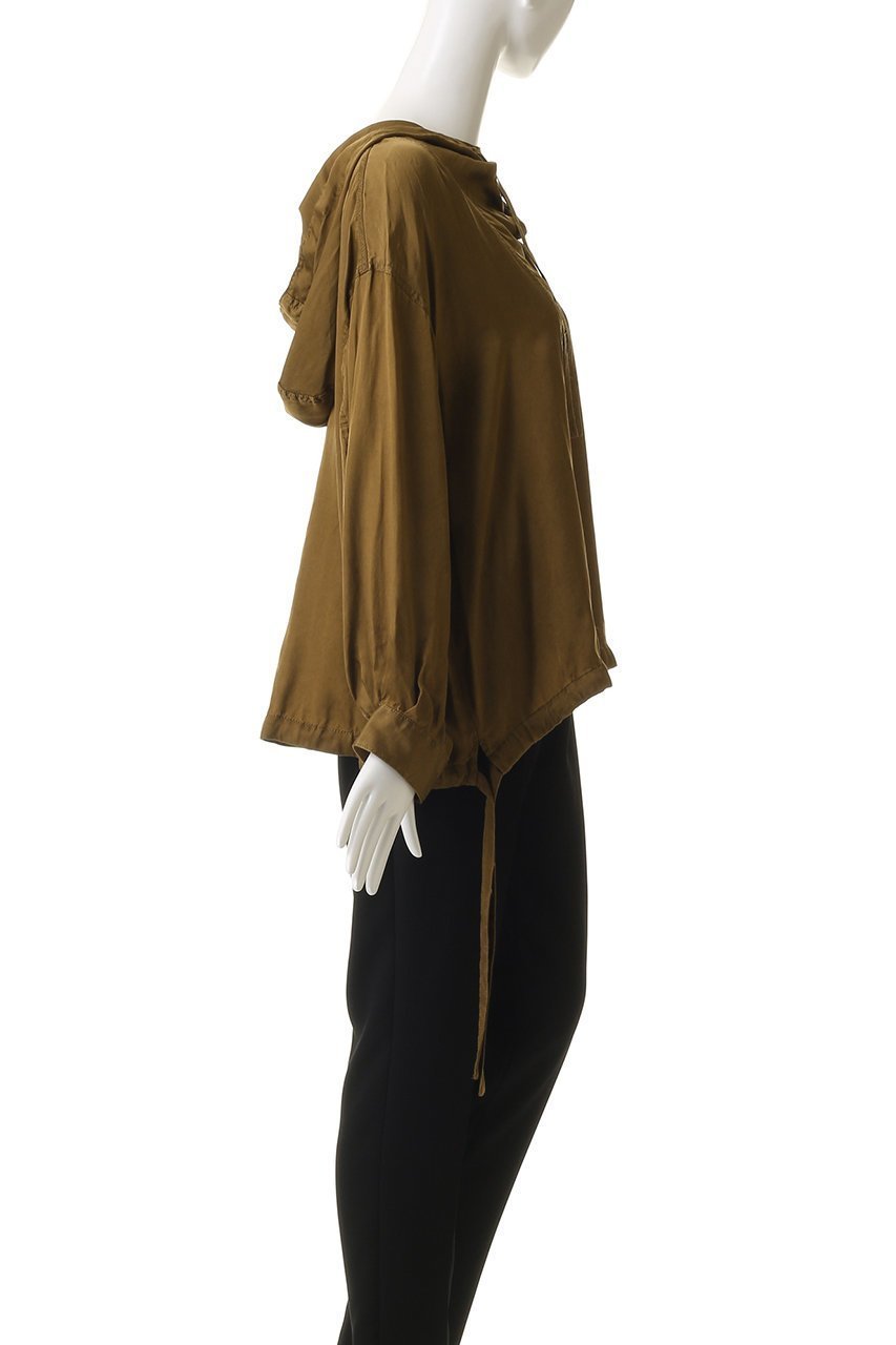 【プレインピープル/PLAIN PEOPLE】のearth pigment cloth アノラック風ブラウス 人気、トレンドファッション・服の通販 founy(ファニー) 　ファッション　Fashion　レディースファッション　Fashion for Women　トップス・カットソー　Cut & Sew Tops　シャツ・ブラウス・オフィスカジュアル　Elegant Blouses & Button-Ups　とろみ　Fluid, Flowy Fabric　スタイリッシュ　Stylish, Fashionable　スリーブ　Sleeve, Long Sleeve / Short Sleeve　トラベル　Travel, Travel Gear　モダン　Modern, Contemporary　ロング　Long, Long-Length　エレガント 上品　Elegant　新作・新入荷　New Arrivals / New In　other-3|ID: prp329100004719403 ipo3291000000034103099