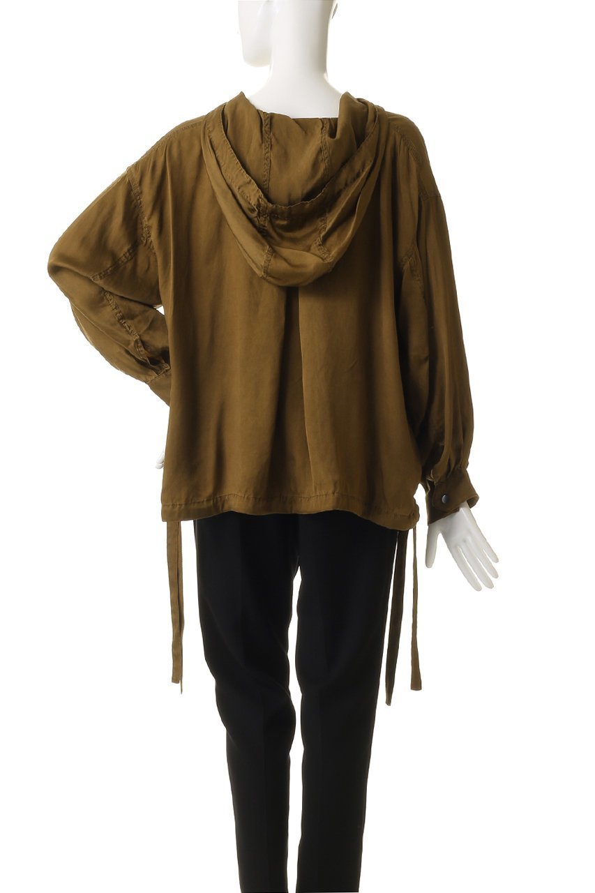 【プレインピープル/PLAIN PEOPLE】のearth pigment cloth アノラック風ブラウス 人気、トレンドファッション・服の通販 founy(ファニー) 　ファッション　Fashion　レディースファッション　Fashion for Women　トップス・カットソー　Cut & Sew Tops　シャツ・ブラウス・オフィスカジュアル　Elegant Blouses & Button-Ups　とろみ　Fluid, Flowy Fabric　スタイリッシュ　Stylish, Fashionable　スリーブ　Sleeve, Long Sleeve / Short Sleeve　トラベル　Travel, Travel Gear　モダン　Modern, Contemporary　ロング　Long, Long-Length　エレガント 上品　Elegant　新作・新入荷　New Arrivals / New In　other-4|ID: prp329100004719403 ipo3291000000034103100