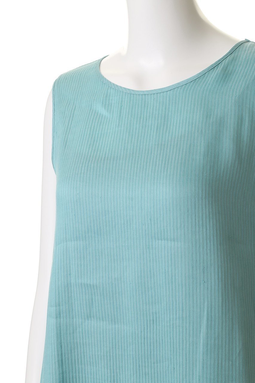 【プレインピープル/PLAIN PEOPLE】のリネンシルクピケセパレートワンピース 人気、トレンドファッション・服の通販 founy(ファニー) 　ファッション　Fashion　レディースファッション　Fashion for Women　ワンピース　Dresses　チュニック　Tunic Tops & Dresses　キャミソール　Camisole, Spaghetti Strap Top　シルク　Silk, 100% Silk　シンプル　Simple, Minimal　ストライプ　Stripe, Striped Pattern　スリット　Slit, Slit Detail　チュニック　Tunic, Long Top　ノースリーブ　Sleeveless, No-Sleeve　リネン　Linen, Linen Fabric　ロング　Long, Long-Length　新作・新入荷　New Arrivals / New In　other-5|ID: prp329100004719407 ipo3291000000034103132