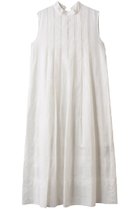 【プレインピープル/PLAIN PEOPLE】のコードチェックワッシャーフレアワンピース ホワイト|ID: prp329100004719410 ipo3291000000035924746