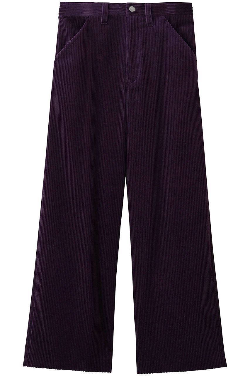 【ブラミンク/BLAMINK】のコーデュロイパンツ インテリア・キッズ・メンズ・レディースファッション・服の通販 founy(ファニー) 　ファッション　Fashion　レディースファッション　Fashion for Women　パンツ　Pants & Trousers　クール　Cool, Chic　コーデュロイ　Corduroy, Cord Fabric　パッチ　Patch, Appliqué　ブルゾン　Blouson, Bomber Jacket　ポケット　Pocket, Pocket Detail　新作・新入荷　New Arrivals / New In　パープル|ID: prp329100004719413 ipo3291000000034103191
