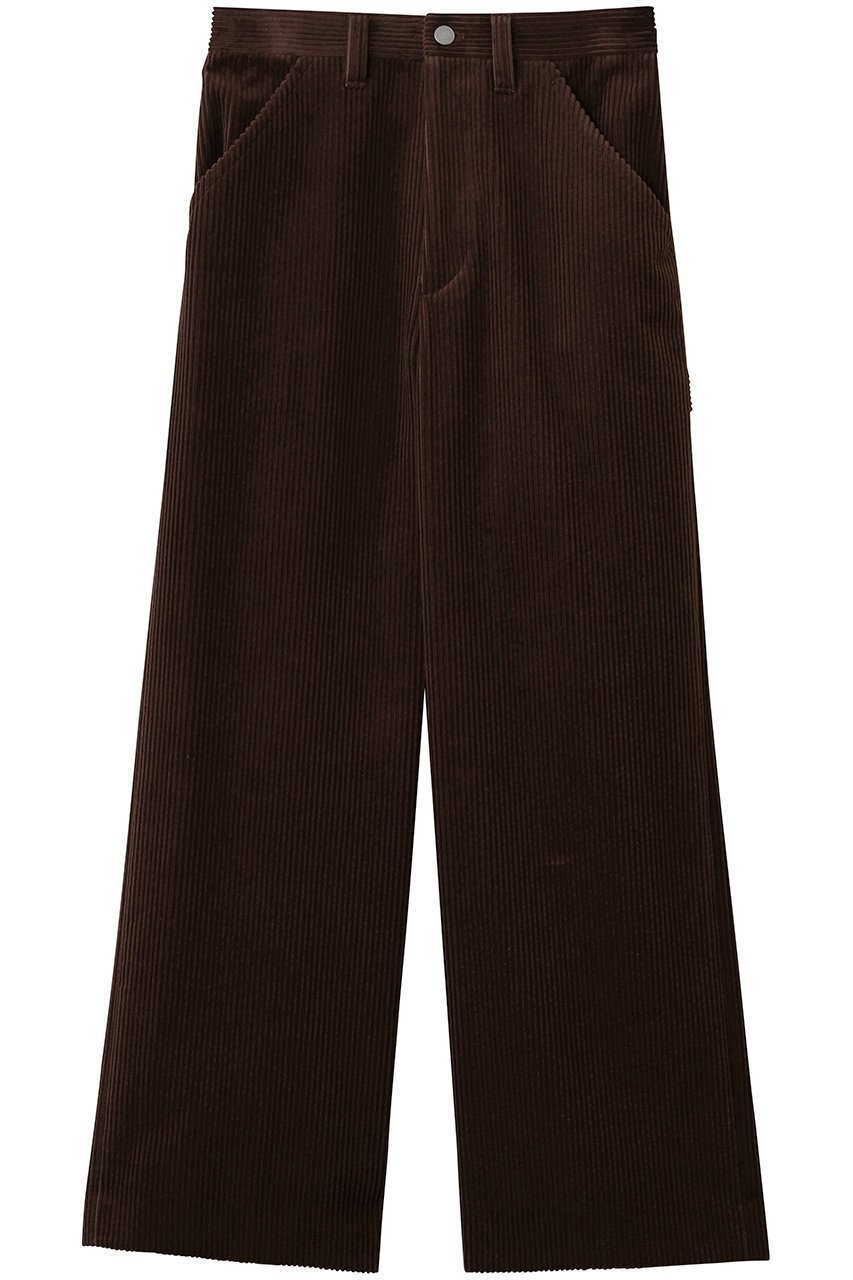 【ブラミンク/BLAMINK】のコーデュロイパンツ インテリア・キッズ・メンズ・レディースファッション・服の通販 founy(ファニー) 　ファッション　Fashion　レディースファッション　Fashion for Women　パンツ　Pants & Trousers　クール　Cool, Chic　コーデュロイ　Corduroy, Cord Fabric　パッチ　Patch, Appliqué　ブルゾン　Blouson, Bomber Jacket　ポケット　Pocket, Pocket Detail　再入荷　Restock / Back in Stock　モカ|ID: prp329100004719413 ipo3291000000035477880