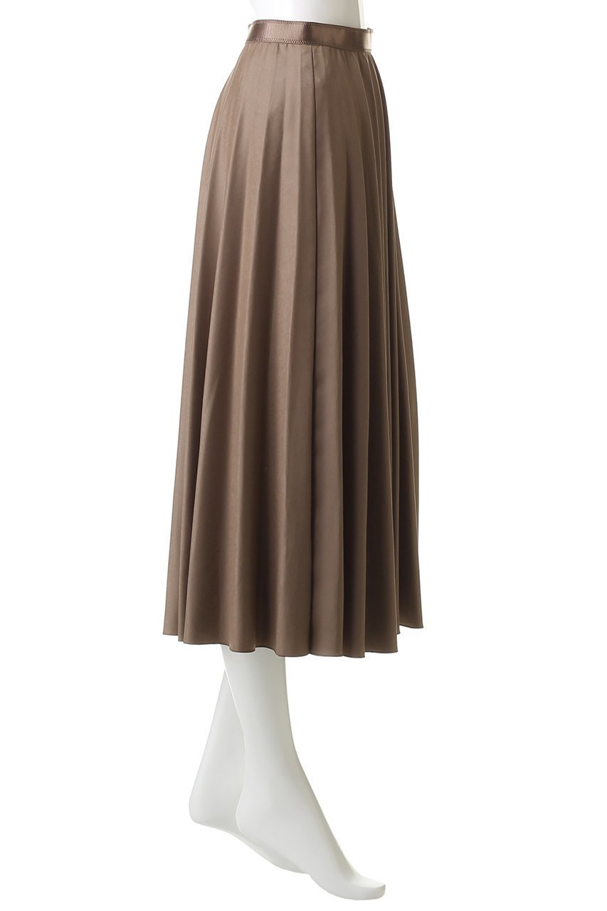 【アナイ/ANAYI】のレザーライクサテンプリーツスカート 人気、トレンドファッション・服の通販 founy(ファニー) 　ファッション　Fashion　レディースファッション　Fashion for Women　スカート　Skirts　プリーツスカート / 上品フェミニンスタイル　Pleated Skirts　ロングスカート　Long Skirts / Maxi & Midi Skirts　フレア　Flare, Flared　プリーツ　Pleats, Pleated　ロング　Long, Long-Length　エレガント 上品　Elegant　新作・新入荷　New Arrivals / New In　秋　Autumn　other-3|ID: prp329100004719420 ipo3291000000034103254