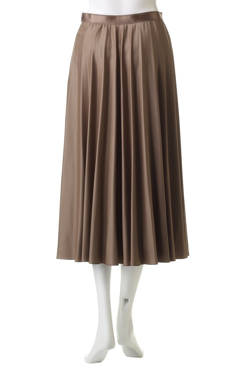 【アナイ/ANAYI】のレザーライクサテンプリーツスカート 人気、トレンドファッション・服の通販 founy(ファニー) 　ファッション　Fashion　レディースファッション　Fashion for Women　スカート　Skirts　プリーツスカート / 上品フェミニンスタイル　Pleated Skirts　ロングスカート　Long Skirts / Maxi & Midi Skirts　フレア　Flare, Flared　プリーツ　Pleats, Pleated　ロング　Long, Long-Length　エレガント 上品　Elegant　新作・新入荷　New Arrivals / New In　秋　Autumn　other-4|ID: prp329100004719420 ipo3291000000034103255
