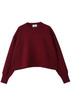 【プルミエ アロンディスモン/1er Arrondissement】のボックスショートニットプルオーバー レッド|ID: prp329100004719426 ipo3291000000034103295