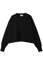 【プルミエ アロンディスモン/1er Arrondissement】のボックスショートニットプルオーバー ブラック|ID: prp329100004719426 ipo3291000000034103296