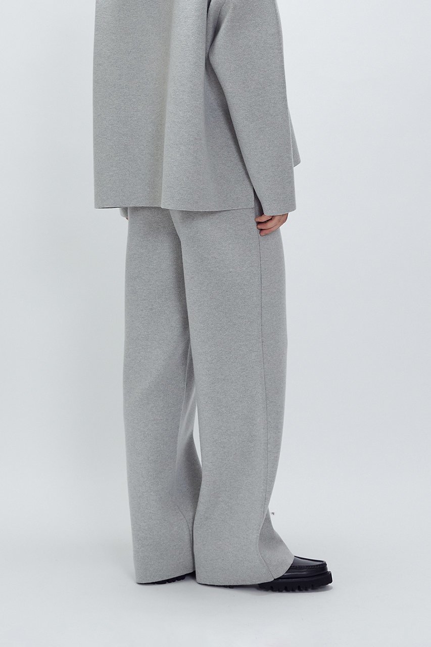 【プルミエ アロンディスモン/1er Arrondissement】のウールコットンスムースニットパンツ 人気、トレンドファッション・服の通販 founy(ファニー) ファッション Fashion レディースファッション Fashion for Women パンツ Pants & Trousers おすすめ Recommended / Our Picks カーディガン Cardigan, Knitwear シンプル Simple, Minimal ストレート Straight, Straight Cut セットアップ Set-Up, Coordinated Outfit リラックス Relax, Relaxed Fit other-7|ID: prp329100004719427 ipo3291000000034321808
