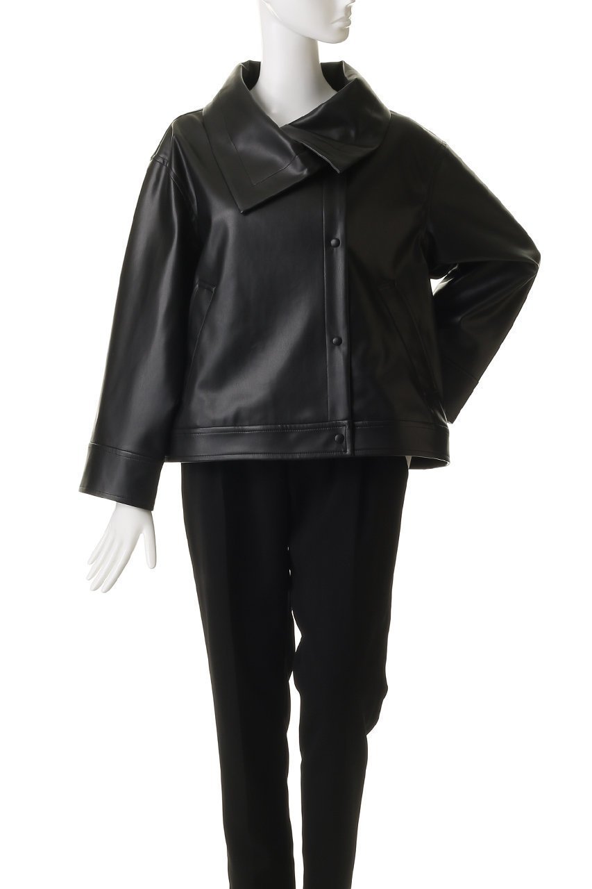 【プルミエ アロンディスモン/1er Arrondissement】のフェイクレザージャケット 人気、トレンドファッション・服の通販 founy(ファニー) 　ファッション　Fashion　レディースファッション　Fashion for Women　アウター　Coat / Outerwear Collection　レディースジャケット・軽アウター　Jackets　ジャケット　Jacket, Outerwear　スタンド　Stand Collar, Upright Stand　フェイクレザー　Faux Leather, PU Leather　ブルゾン　Blouson, Bomber Jacket　モダン　Modern, Contemporary　リアル　Real, Realistic　エレガント 上品　Elegant　新作・新入荷　New Arrivals / New In　A/W・秋冬　Autumn/Winter　other-2|ID: prp329100004719428 ipo3291000000034103311