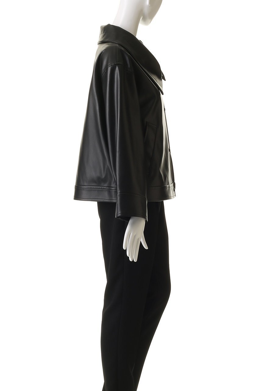 【プルミエ アロンディスモン/1er Arrondissement】のフェイクレザージャケット 人気、トレンドファッション・服の通販 founy(ファニー) 　ファッション　Fashion　レディースファッション　Fashion for Women　アウター　Coat / Outerwear Collection　レディースジャケット・軽アウター　Jackets　ジャケット　Jacket, Outerwear　スタンド　Stand Collar, Upright Stand　フェイクレザー　Faux Leather, PU Leather　ブルゾン　Blouson, Bomber Jacket　モダン　Modern, Contemporary　リアル　Real, Realistic　エレガント 上品　Elegant　A/W・秋冬　Autumn/Winter　other-3|ID: prp329100004719428 ipo3291000000035561362