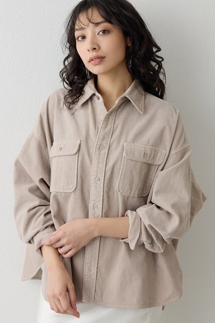 【ウィムガゼット/Whim Gazette】のコールシャツ インテリア・キッズ・メンズ・レディースファッション・服の通販 founy(ファニー) https://founy.com/ ファッション Fashion レディースファッション Fashion for Women トップス・カットソー Cut & Sew Tops シャツ・ブラウス・オフィスカジュアル Elegant Blouses & Button-Ups おすすめ Recommended / Our Picks コーデュロイ Corduroy, Cord Fabric スリーブ Sleeve, Long Sleeve / Short Sleeve セットアップ Set-Up, Coordinated Outfit ロング Long, Long-Length ワイド Wide, Wide Fit ヴィンテージ Vintage Style 新作・新入荷 New Arrivals / New In |ID: prp329100004719429 ipo3291000000034103317
