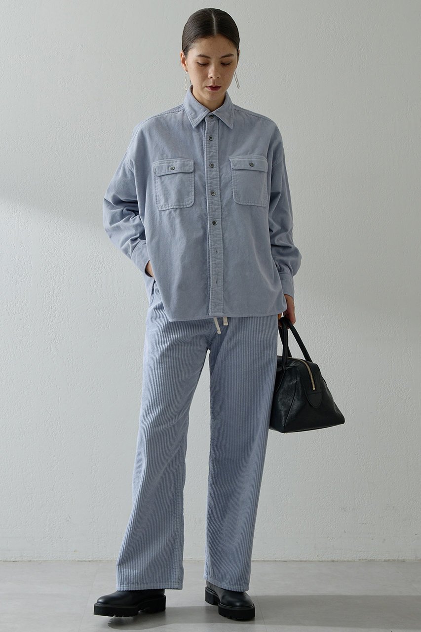 【ウィムガゼット/Whim Gazette】のコールシャツ 人気、トレンドファッション・服の通販 founy(ファニー) 　ファッション　Fashion　レディースファッション　Fashion for Women　トップス・カットソー　Cut & Sew Tops　シャツ・ブラウス・オフィスカジュアル　Elegant Blouses & Button-Ups　おすすめ　Recommended / Our Picks　コーデュロイ　Corduroy, Cord Fabric　スリーブ　Sleeve, Long Sleeve / Short Sleeve　セットアップ　Set-Up, Coordinated Outfit　ロング　Long, Long-Length　ワイド　Wide, Wide Fit　ヴィンテージ　Vintage Style　新作・新入荷　New Arrivals / New In　other-5|ID: prp329100004719429 ipo3291000000034103324