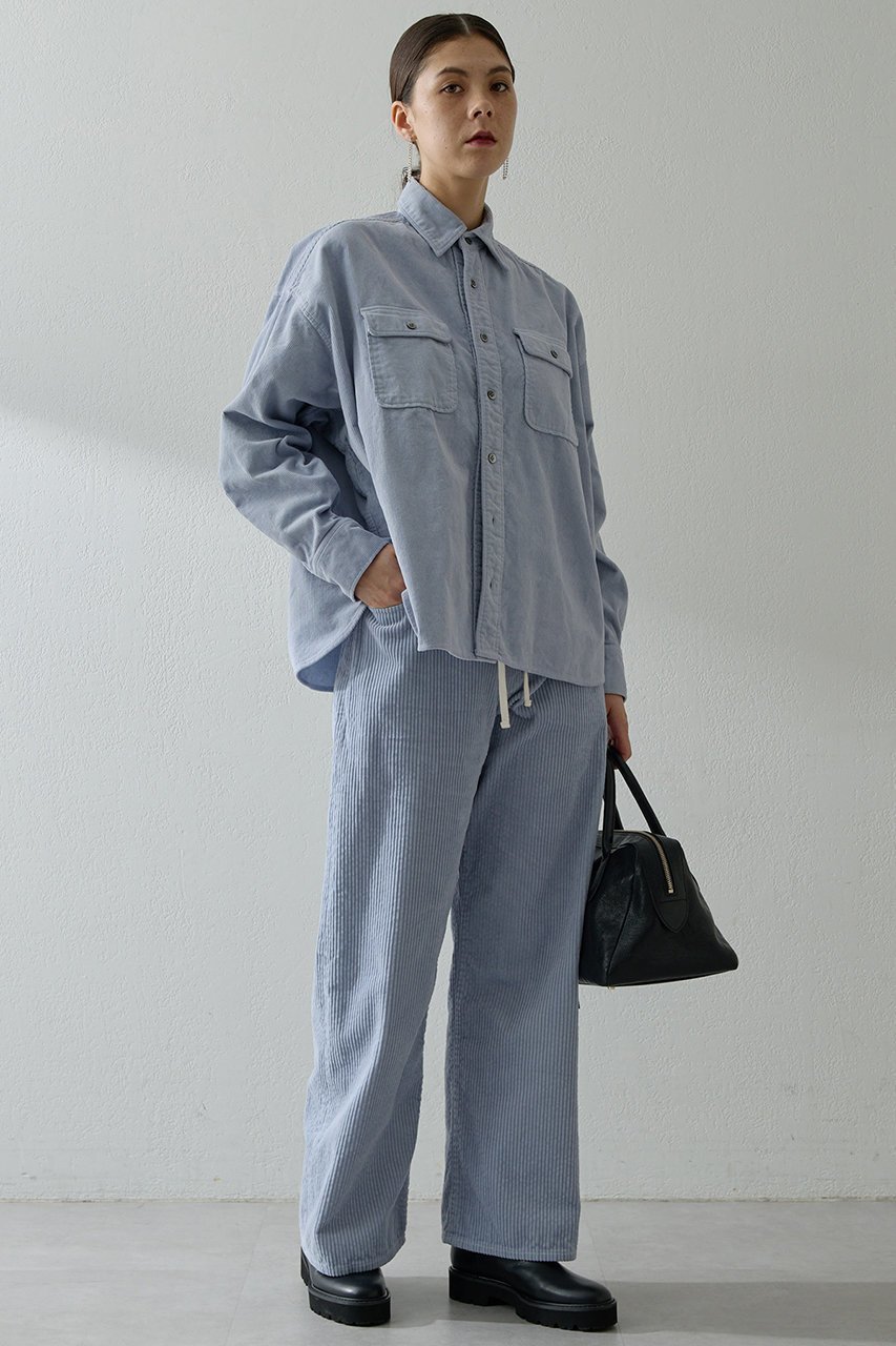 【ウィムガゼット/Whim Gazette】のコールシャツ 人気、トレンドファッション・服の通販 founy(ファニー) 　ファッション　Fashion　レディースファッション　Fashion for Women　トップス・カットソー　Cut & Sew Tops　シャツ・ブラウス・オフィスカジュアル　Elegant Blouses & Button-Ups　おすすめ　Recommended / Our Picks　コーデュロイ　Corduroy, Cord Fabric　スリーブ　Sleeve, Long Sleeve / Short Sleeve　セットアップ　Set-Up, Coordinated Outfit　ロング　Long, Long-Length　ワイド　Wide, Wide Fit　ヴィンテージ　Vintage Style　新作・新入荷　New Arrivals / New In　other-6|ID: prp329100004719429 ipo3291000000034103325