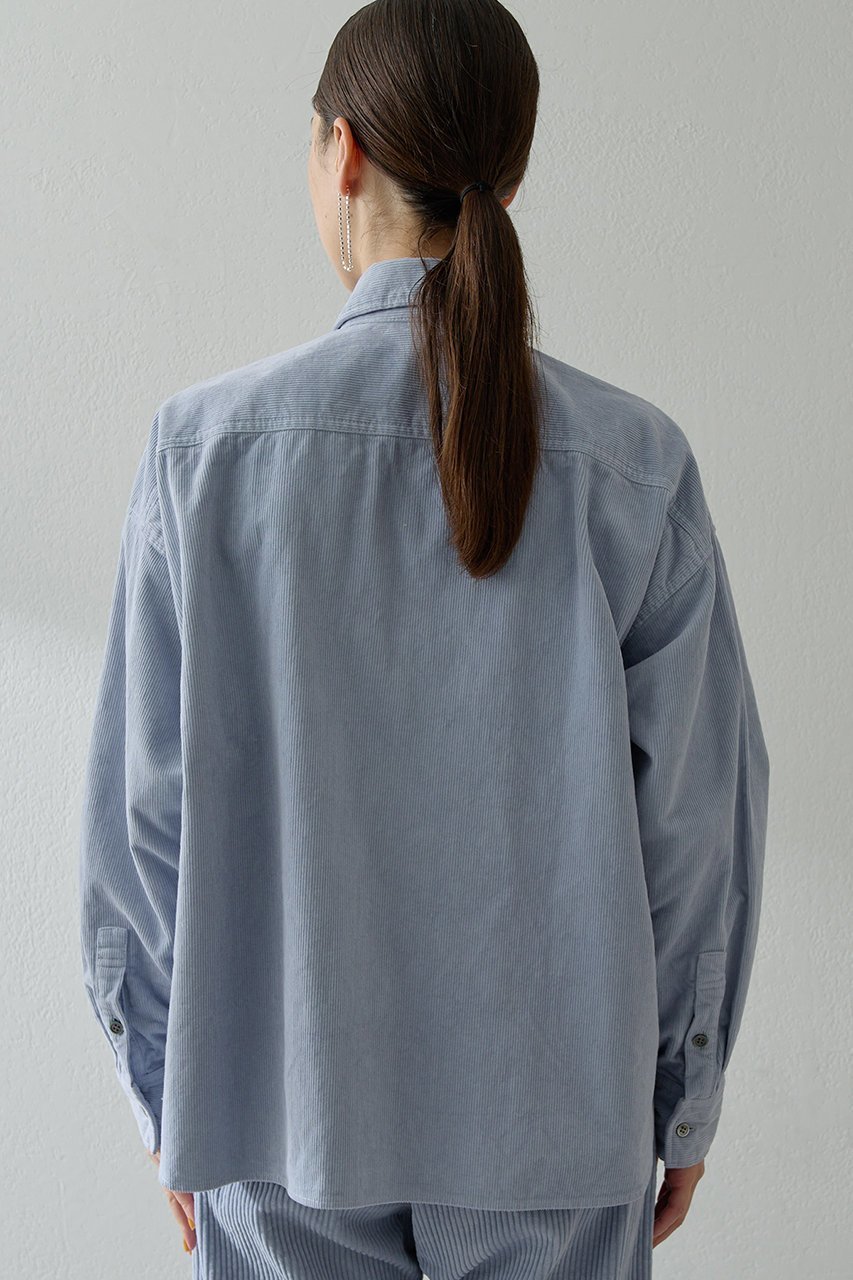 【ウィムガゼット/Whim Gazette】のコールシャツ 人気、トレンドファッション・服の通販 founy(ファニー) 　ファッション　Fashion　レディースファッション　Fashion for Women　トップス・カットソー　Cut & Sew Tops　シャツ・ブラウス・オフィスカジュアル　Elegant Blouses & Button-Ups　おすすめ　Recommended / Our Picks　コーデュロイ　Corduroy, Cord Fabric　スリーブ　Sleeve, Long Sleeve / Short Sleeve　セットアップ　Set-Up, Coordinated Outfit　ロング　Long, Long-Length　ワイド　Wide, Wide Fit　ヴィンテージ　Vintage Style　再入荷　Restock / Back in Stock　other-3|ID: prp329100004719429 ipo3291000000034605155