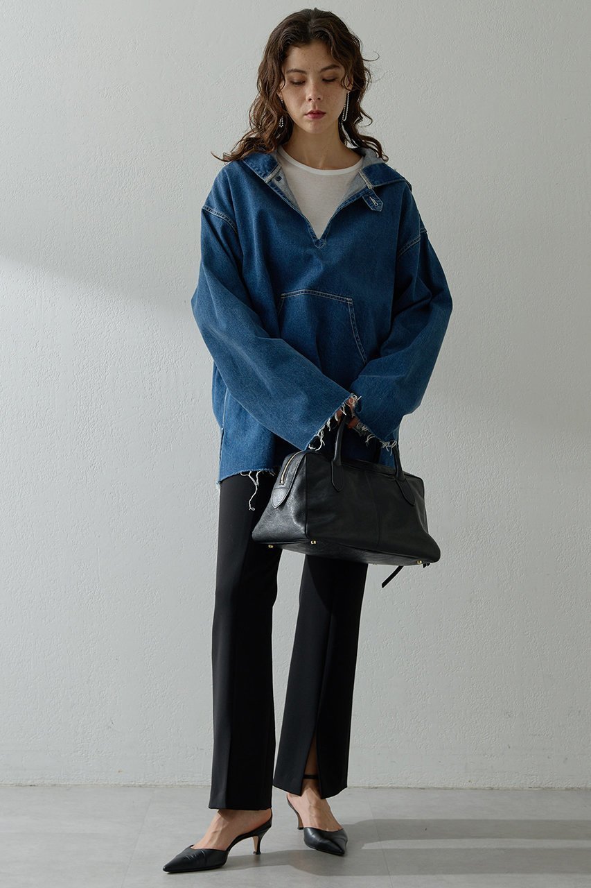 【ウィムガゼット/Whim Gazette】のデニムフーディー 人気、トレンドファッション・服の通販 founy(ファニー) 　ファッション　Fashion　レディースファッション　Fashion for Women　トップス・カットソー　Cut & Sew Tops　シャツ・ブラウス・オフィスカジュアル　Elegant Blouses & Button-Ups　レディースパーカー・カジュアルフーディー　Casual Hoodies & Sweatshirts　ロングTシャツ・Tシャツ　Longline T-Shirts & Tees　スウェット・クルーネックトップス　Sweatshirts & Crewnecks / Relaxed Fit Sweat Tops　カットソー・ベーシックTシャツ　Cut-and-Sewn Tops / Stretch Tees & Basics　インナー　Innerwear　ヴィンテージ　Vintage Style　デニム　Denim, Jeans Material　フロント　Front, Front Design　ボトム　Bottoms, Lower Wear　ユーズド　Used, Vintage-Look　リラックス　Relax, Relaxed Fit　新作・新入荷　New Arrivals / New In　other-6|ID: prp329100004719432 ipo3291000000034103352