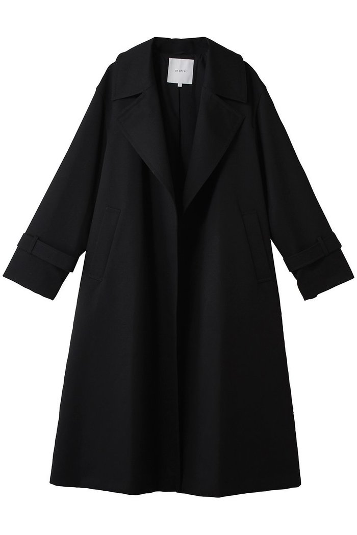 【エステータ/esteta】のウールトレンチコート インテリア・キッズ・メンズ・レディースファッション・服の通販 founy(ファニー) https://founy.com/ ファッション Fashion レディースファッション Fashion for Women アウター Coat / Outerwear Collection コート・ロングコート・ピーコート Long Coats, Peacoats & More トレンチコート / 春秋の定番アウター Trench Coats なめらか Smooth, Silky Texture エレガント 上品 Elegant トレンド Trend, Trending Now ファブリック Fabric, Textile プレーン Plain, Simple ロング Long, Long-Length 新作・新入荷 New Arrivals / New In |ID: prp329100004719435 ipo3291000000034103372
