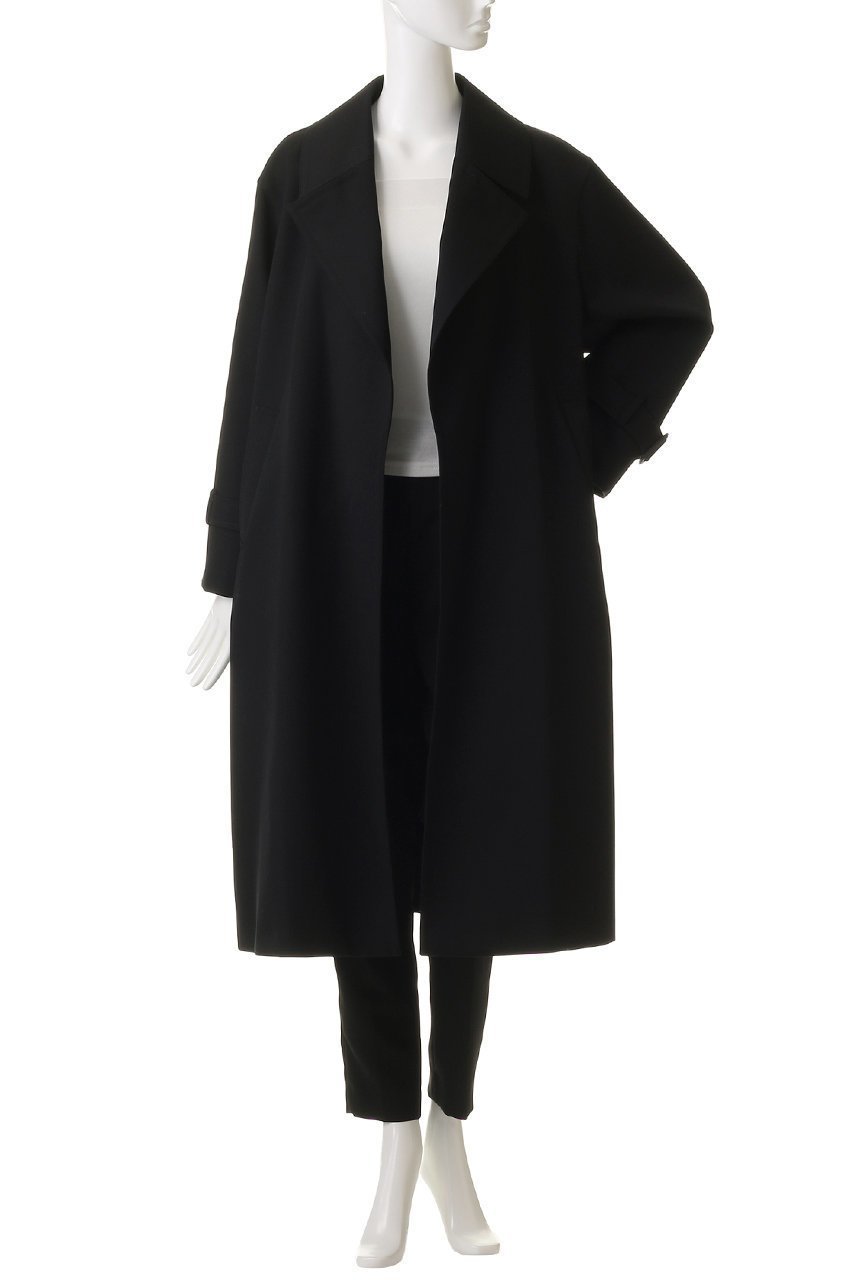 【エステータ/esteta】のウールトレンチコート 人気、トレンドファッション・服の通販 founy(ファニー) 　ファッション　Fashion　レディースファッション　Fashion for Women　アウター　Coat / Outerwear Collection　コート・ロングコート・ピーコート　Long Coats, Peacoats & More　トレンチコート / 春秋の定番アウター　Trench Coats　なめらか　Smooth, Silky Texture　エレガント 上品　Elegant　トレンド　Trend, Trending Now　ファブリック　Fabric, Textile　プレーン　Plain, Simple　ロング　Long, Long-Length　other-2|ID: prp329100004719435 ipo3291000000035924793