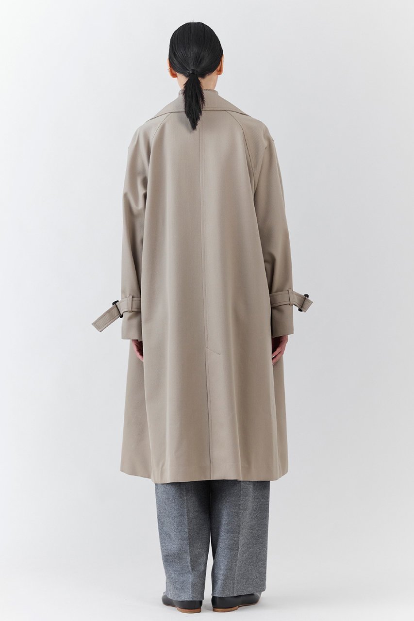 【エステータ/esteta】のウールトレンチコート 人気、トレンドファッション・服の通販 founy(ファニー) 　ファッション　Fashion　レディースファッション　Fashion for Women　アウター　Coat / Outerwear Collection　コート・ロングコート・ピーコート　Long Coats, Peacoats & More　トレンチコート / 春秋の定番アウター　Trench Coats　なめらか　Smooth, Silky Texture　エレガント 上品　Elegant　トレンド　Trend, Trending Now　ファブリック　Fabric, Textile　プレーン　Plain, Simple　ロング　Long, Long-Length　other-8|ID: prp329100004719435 ipo3291000000035924799