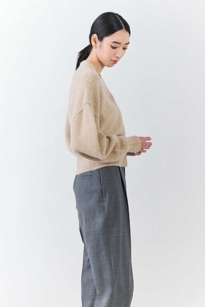 【エステータ/esteta】のシャイニーカーディガン 人気、トレンドファッション・服の通販 founy(ファニー) 　ファッション　Fashion　レディースファッション　Fashion for Women　トップス・カットソー　Cut & Sew Tops　ニット　Knit Tops & Sweaters　カーディガン・羽織り　Layered Style Cardigans　カーディガン　Cardigan, Knitwear　トレンド　Trend, Trending Now　ミックス　Mix, Mixed Style　エレガント 上品　Elegant　other-6|ID: prp329100004719436 ipo3291000000034133972