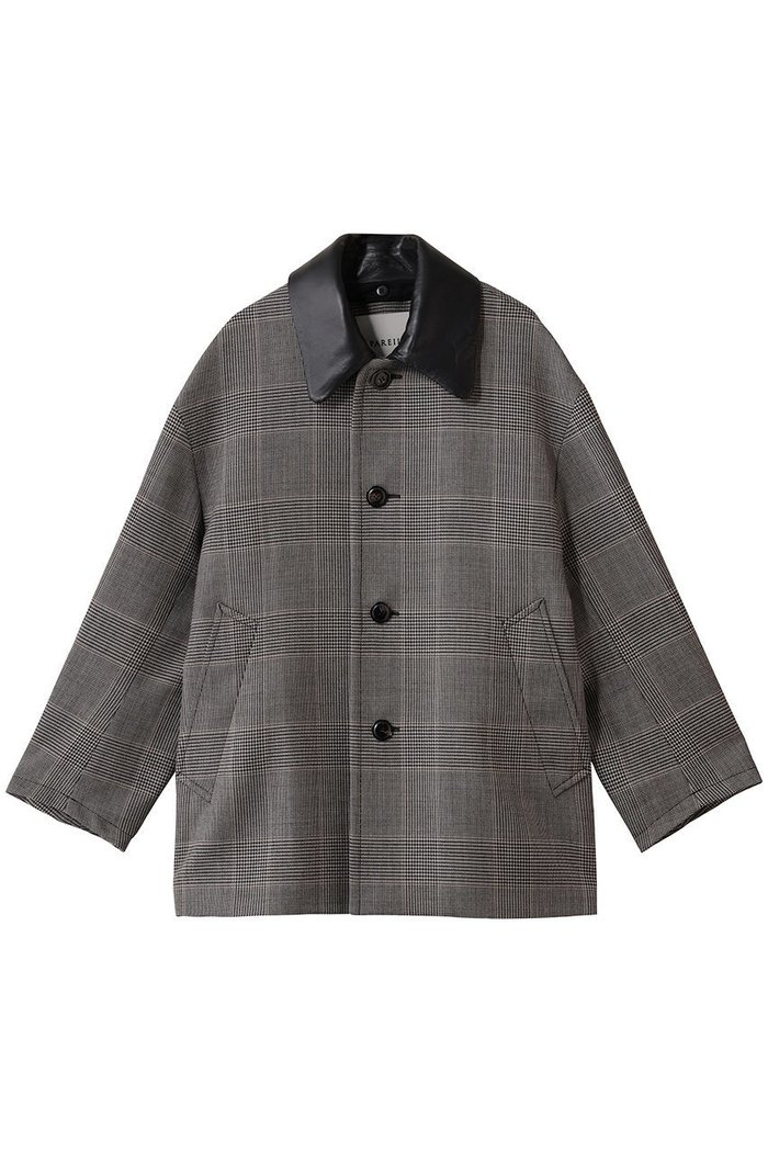 【デパリエ/DEPAREILLE】のグレンチェックレザーカラージャケット インテリア・キッズ・メンズ・レディースファッション・服の通販 founy(ファニー) https://founy.com/ ファッション Fashion レディースファッション Fashion for Women アウター Coat / Outerwear Collection レディースジャケット・軽アウター Jackets おすすめ Recommended / Our Picks ジャケット Jacket, Outerwear チェック Check, Plaid, Tartan マニッシュ Mannish, Boyish エレガント 上品 Elegant 新作・新入荷 New Arrivals / New In |ID: prp329100004719438 ipo3291000000034103395