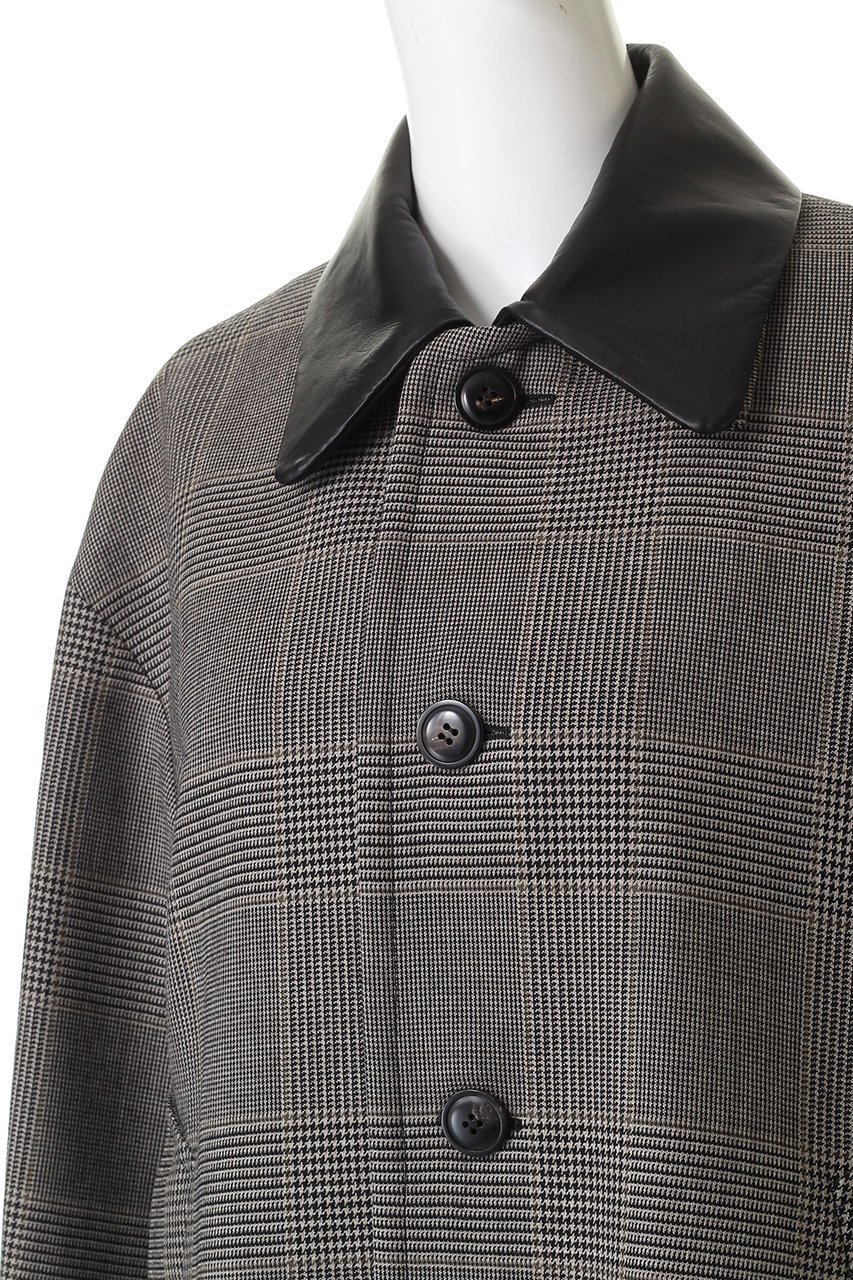 【デパリエ/DEPAREILLE】のグレンチェックレザーカラージャケット 人気、トレンドファッション・服の通販 founy(ファニー) 　ファッション　Fashion　レディースファッション　Fashion for Women　アウター　Coat / Outerwear Collection　レディースジャケット・軽アウター　Jackets　おすすめ　Recommended / Our Picks　ジャケット　Jacket, Outerwear　チェック　Check, Plaid, Tartan　マニッシュ　Mannish, Boyish　エレガント 上品　Elegant　新作・新入荷　New Arrivals / New In　other-5|ID: prp329100004719438 ipo3291000000034103400
