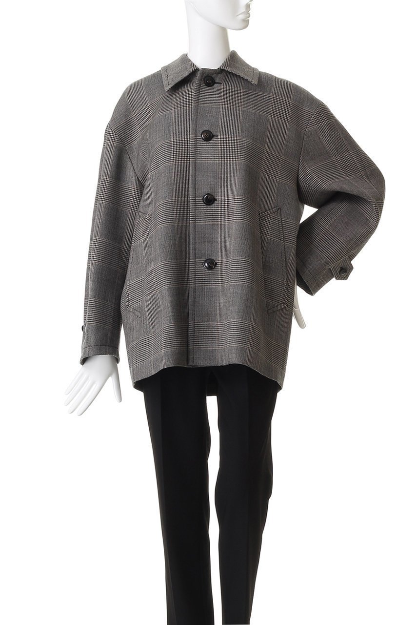 【デパリエ/DEPAREILLE】のグレンチェックレザーカラージャケット 人気、トレンドファッション・服の通販 founy(ファニー) 　ファッション　Fashion　レディースファッション　Fashion for Women　アウター　Coat / Outerwear Collection　レディースジャケット・軽アウター　Jackets　おすすめ　Recommended / Our Picks　ジャケット　Jacket, Outerwear　チェック　Check, Plaid, Tartan　マニッシュ　Mannish, Boyish　エレガント 上品　Elegant　新作・新入荷　New Arrivals / New In　other-7|ID: prp329100004719438 ipo3291000000034103402