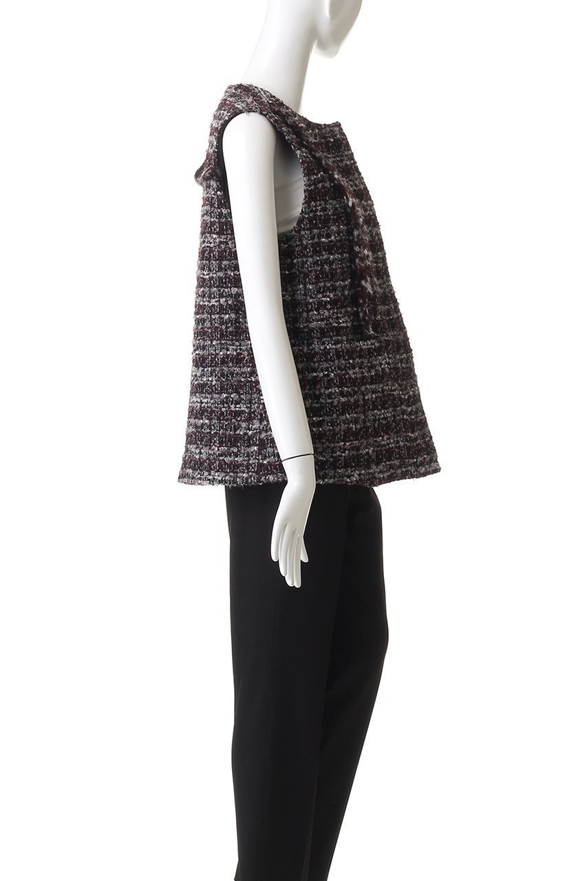 【デパリエ/DEPAREILLE】のミックスツイードジレ 人気、トレンドファッション・服の通販 founy(ファニー) 　ファッション　Fashion　レディースファッション　Fashion for Women　アウター　Coat / Outerwear Collection　レディースジャケット・軽アウター　Jackets　おすすめ　Recommended / Our Picks　ジャケット　Jacket, Outerwear　セレモニー　Ceremony　フリンジ　Fringe, Tassel　ベスト　Vest, Waistcoat　エレガント 上品　Elegant　other-3|ID: prp329100004719439 ipo3291000000035924813