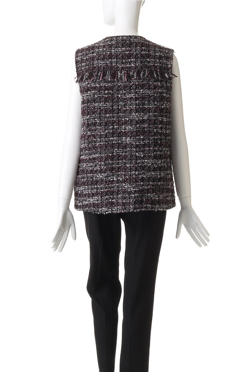 【デパリエ/DEPAREILLE】のミックスツイードジレ 人気、トレンドファッション・服の通販 founy(ファニー) 　ファッション　Fashion　レディースファッション　Fashion for Women　アウター　Coat / Outerwear Collection　レディースジャケット・軽アウター　Jackets　おすすめ　Recommended / Our Picks　ジャケット　Jacket, Outerwear　セレモニー　Ceremony　フリンジ　Fringe, Tassel　ベスト　Vest, Waistcoat　エレガント 上品　Elegant　other-4|ID: prp329100004719439 ipo3291000000035924814