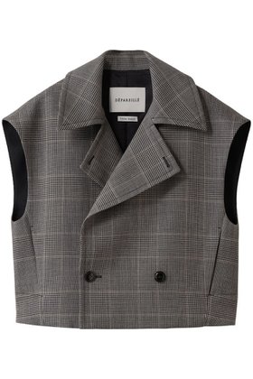 【デパリエ/DEPAREILLE】 グレンチェックジレ人気、トレンドファッション・服の通販 founy(ファニー) ファッション Fashion レディースファッション Fashion for Women アウター Coat / Outerwear Collection レディースジャケット・軽アウター Jackets ショート Short, Short Length ジャケット Jacket, Outerwear チェック Check, Plaid, Tartan トレンド Trend, Trending Now バランス Balance, Style Balance ビッグ Big, Oversized ベスト Vest, Waistcoat 新作・新入荷 New Arrivals / New In |ID:prp329100004719440