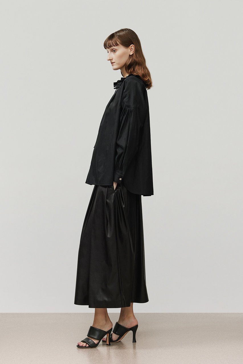 【デパリエ/DEPAREILLE】のフェイクレザープリーツスカート 人気、トレンドファッション・服の通販 founy(ファニー) ファッション Fashion レディースファッション Fashion for Women スカート Skirts プリーツスカート / 上品フェミニンスタイル Pleated Skirts ロングスカート Long Skirts / Maxi & Midi Skirts なめらか Smooth, Silky Texture エレガント 上品 Elegant ギャザー Gathered, Ruffled フェイクレザー Faux Leather, PU Leather プリーツ Pleats, Pleated リュクス Luxury, Elegant, High-End, Chic ロング Long, Long-Length other-6|ID: prp329100004719442 ipo3291000000034535847