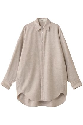 【ブラミンク/BLAMINK】の【BLMK】ウールカシミヤレギュラーカラーシャツ 人気、トレンドファッション・服の通販 founy(ファニー) ファッション Fashion レディースファッション Fashion for Women トップス・カットソー Cut & Sew Tops シャツ・ブラウス・オフィスカジュアル Elegant Blouses & Button-Ups スリーブ Sleeve, Long Sleeve / Short Sleeve ベーシック Basic, Essential ロング Long, Long-Length |ID:prp329100004719446