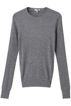 【ブラミンク/BLAMINK】のカシミヤシルクリブクルーネックニット ミッドグレー|ID: prp329100004719448 ipo3291000000036135782