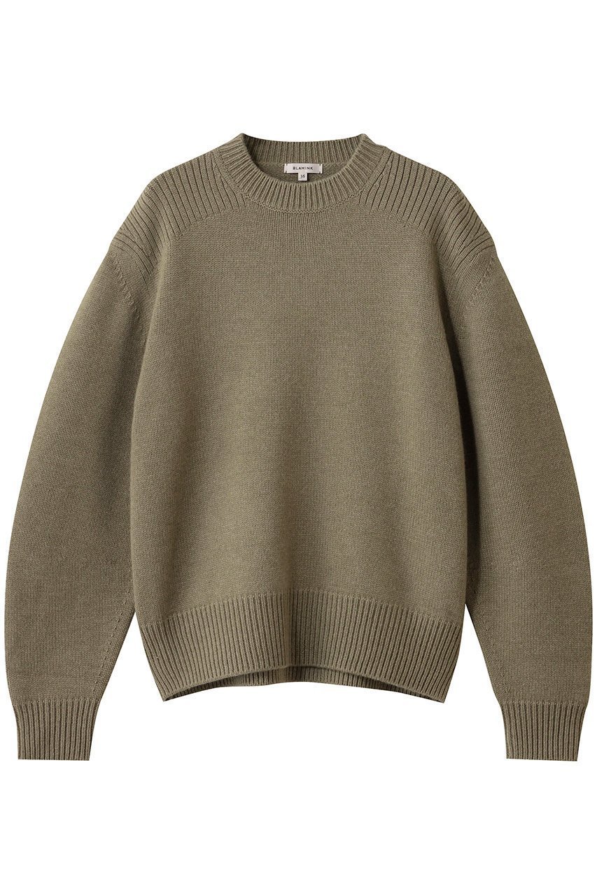 【ブラミンク/BLAMINK】の5Gウールカシミヤクルーネックニット 人気、トレンドファッション・服の通販 founy(ファニー) 　ファッション　Fashion　レディースファッション　Fashion for Women　トップス・カットソー　Cut & Sew Tops　ニット　Knit Tops & Sweaters　カジュアルプルオーバー・ニットトップス　Pullovers & Knit Tops / Casual Pullovers　スリーブ　Sleeve, Long Sleeve / Short Sleeve　トレンド　Trend, Trending Now　フォルム　Silhouette, Form　ベーシック　Basic, Essential　新作・新入荷　New Arrivals / New In　 other-1|ID: prp329100004719449 ipo3291000000034103482