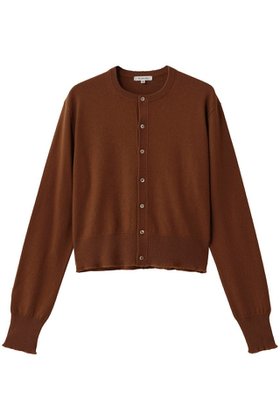 【ブラミンク/BLAMINK】のクルーネックカーディガン 人気、トレンドファッション・服の通販 founy(ファニー) ファッション Fashion レディースファッション Fashion for Women トップス・カットソー Cut & Sew Tops ニット Knit Tops & Sweaters カーディガン・羽織り Layered Style Cardigans カーディガン Cardigan, Knitwear シンプル Simple, Minimal フリンジ Fringe, Tassel ベーシック Basic, Essential エレガント 上品 Elegant |ID:prp329100004719450