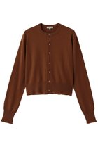 【ブラミンク/BLAMINK】のクルーネックカーディガン ミッドブラウン|ID:prp329100004719450