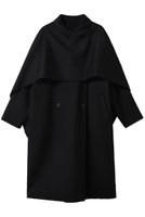 【エステータ/esteta】のウールリバー ケープ付き コート 人気、トレンドファッション・服の通販 founy(ファニー) ファッション Fashion レディースファッション Fashion for Women アウター Coat / Outerwear Collection コート・ロングコート・ピーコート Long Coats, Peacoats & More クラシカル Classical, Vintage-Inspired シンプル Simple, Minimal ジャケット Jacket, Outerwear ダブル Double, Double-Breasted デニム Denim, Jeans Material リュクス Luxury, Elegant, High-End, Chic ロング Long, Long-Length 新作・新入荷 New Arrivals / New In |ID:prp329100004719451