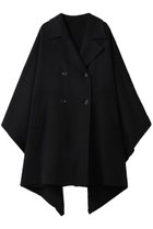【エステータ/esteta】のウールリバー ポンチョ コート ブラック|ID: prp329100004719452 ipo3291000000036205303
