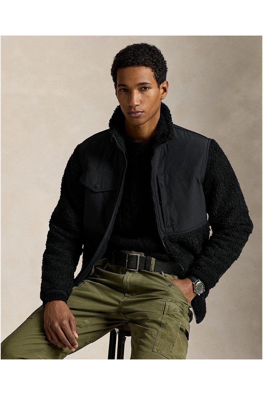 【ラルフローレン/RALPH LAUREN / MEN】の【MEN】【POLO RALPH LAUREN】ハイパイル ジャケット 人気、トレンドファッション・服の通販 founy(ファニー) 　ファッション　Fashion　メンズファッション　Fashion for Men　ジャケット　Jacket, Outerwear　スリーブ　Sleeve, Long Sleeve / Short Sleeve　ブルゾン　Blouson, Bomber Jacket　ボンディング　Bonding, Bonded Fabric　メッシュ　Mesh, Net Fabric　新作・新入荷　New Arrivals / New In　A/W・秋冬　Autumn/Winter　other-4|ID: prp329100004719464 ipo3291000000034103602