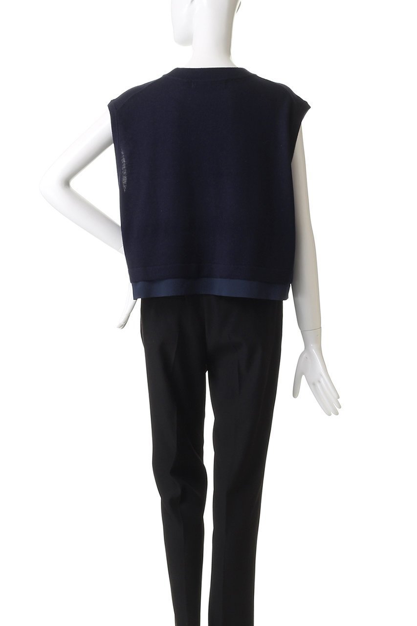 【ミズイロ インド/mizuiro ind】のchiffon frill hem vest ベスト 人気、トレンドファッション・服の通販 founy(ファニー) 　ファッション　Fashion　レディースファッション　Fashion for Women　トップス・カットソー　Cut & Sew Tops　ニット　Knit Tops & Sweaters　ベスト&ジレ / 重ね着スタイル　Vests & Gilets　カジュアルプルオーバー・ニットトップス　Pullovers & Knit Tops / Casual Pullovers　ショート　Short, Short Length　スリーブ　Sleeve, Long Sleeve / Short Sleeve　バランス　Balance, Style Balance　フレンチ　French, French Style　ベスト　Vest, Waistcoat　新作・新入荷　New Arrivals / New In　other-4|ID: prp329100004720735 ipo3291000000034113862