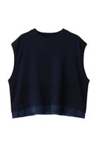 【ミズイロ インド/mizuiro ind】のシフォンフリルヘムベスト navy|ID: prp329100004720735 ipo3291000000035754398