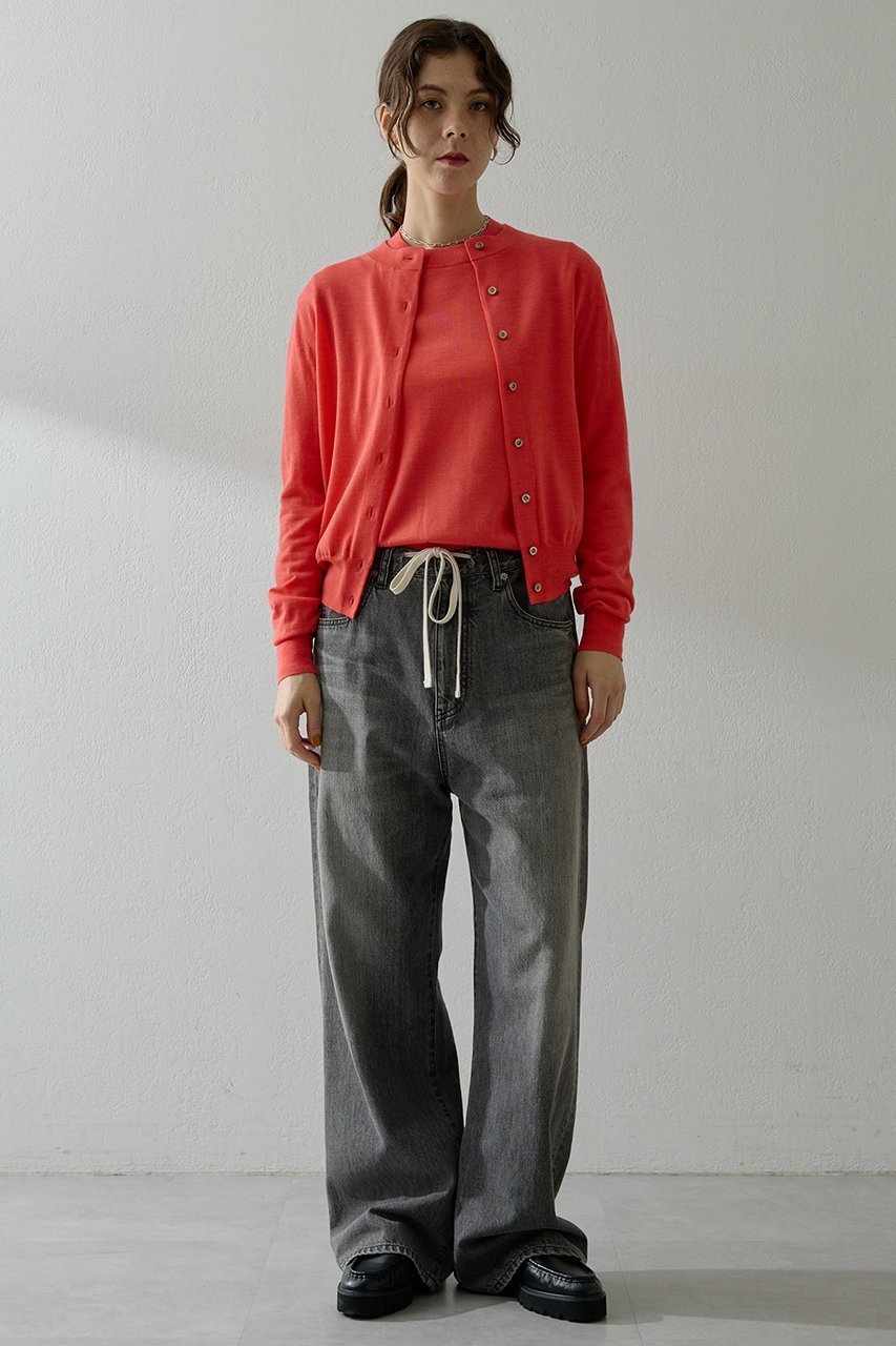 【ウィムガゼット/Whim Gazette】の16GWOOLテンジクカーディガン 人気、トレンドファッション・服の通販 founy(ファニー) 　ファッション　Fashion　レディースファッション　Fashion for Women　トップス・カットソー　Cut & Sew Tops　ニット　Knit Tops & Sweaters　カーディガン・羽織り　Layered Style Cardigans　おすすめ　Recommended / Our Picks　なめらか　Smooth, Silky Texture　アンサンブル　Ensemble Set　オレンジ　Orange　カーディガン　Cardigan, Knitwear　シンプル　Simple, Minimal　スタンダード　Standard, Basic　フィット　Fit, Slim Fit　エレガント 上品　Elegant　新作・新入荷　New Arrivals / New In　other-5|ID: prp329100004720739 ipo3291000000034113895