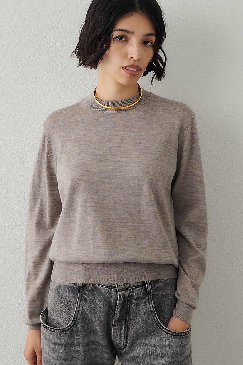 【ウィムガゼット/Whim Gazette】の16GWOOLテンジクプルオーバー インテリア・キッズ・メンズ・レディースファッション・服の通販 founy(ファニー) 　ファッション　Fashion　レディースファッション　Fashion for Women　トップス・カットソー　Cut & Sew Tops　ニット　Knit Tops & Sweaters　カジュアルプルオーバー・ニットトップス　Pullovers & Knit Tops / Casual Pullovers　おすすめ　Recommended / Our Picks　なめらか　Smooth, Silky Texture　アンサンブル　Ensemble Set　オレンジ　Orange　カーディガン　Cardigan, Knitwear　シンプル　Simple, Minimal　スタンダード　Standard, Basic　フィット　Fit, Slim Fit　エレガント 上品　Elegant　新作・新入荷　New Arrivals / New In　モカ|ID: prp329100004720740 ipo3291000000034113898