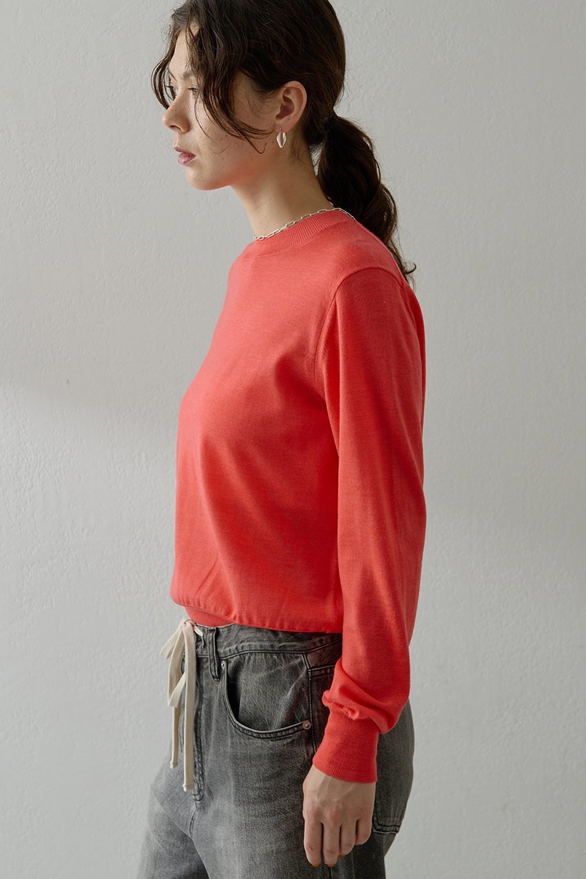 【ウィムガゼット/Whim Gazette】の16GWOOLテンジクプルオーバー 人気、トレンドファッション・服の通販 founy(ファニー) 　ファッション　Fashion　レディースファッション　Fashion for Women　トップス・カットソー　Cut & Sew Tops　ニット　Knit Tops & Sweaters　カジュアルプルオーバー・ニットトップス　Pullovers & Knit Tops / Casual Pullovers　おすすめ　Recommended / Our Picks　なめらか　Smooth, Silky Texture　アンサンブル　Ensemble Set　オレンジ　Orange　カーディガン　Cardigan, Knitwear　シンプル　Simple, Minimal　スタンダード　Standard, Basic　フィット　Fit, Slim Fit　エレガント 上品　Elegant　新作・新入荷　New Arrivals / New In　other-2|ID: prp329100004720740 ipo3291000000034113900