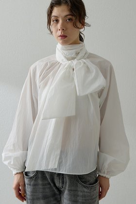 【ウィムガゼット/Whim Gazette】 ギャザーボウタイブラウス人気、トレンドファッション・服の通販 founy(ファニー) ファッション Fashion レディースファッション Fashion for Women トップス・カットソー Cut & Sew Tops シャツ・ブラウス・オフィスカジュアル Elegant Blouses & Button-Ups シンプル Simple, Minimal ジャケット Jacket, Outerwear スウェット / スエット Sweatshirt, Sweatwear スリーブ Sleeve, Long Sleeve / Short Sleeve ロング Long, Long-Length 新作・新入荷 New Arrivals / New In |ID:prp329100004720741